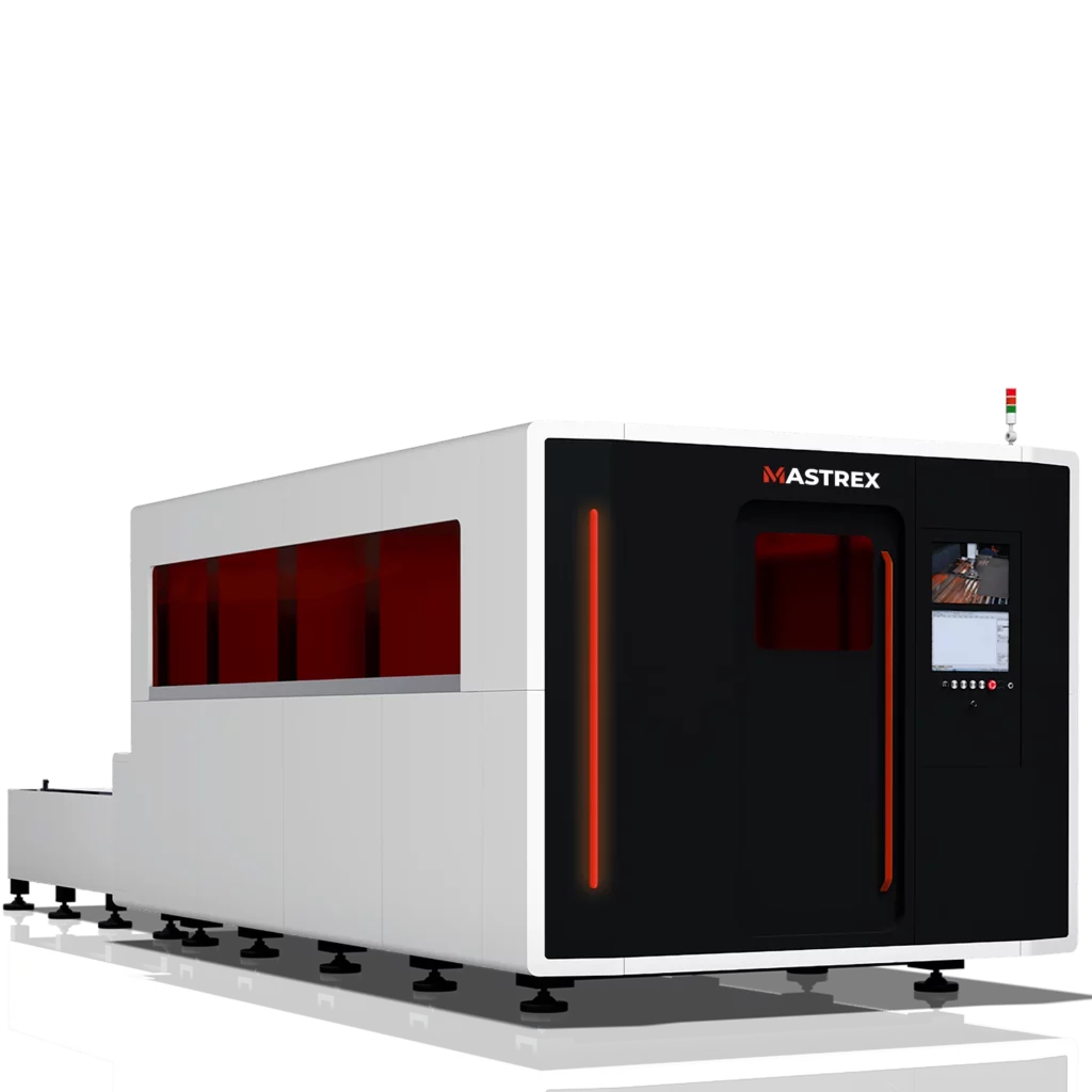 Mastrex SX60 left angled industrial fiber laser cutter